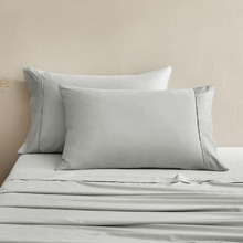 Gaultier 400TC Bamboo & Cotton Sateen Standard Pillowcases (Set of 2)